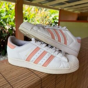 adidas Superstar sneakers size 8.5‎ mens H00162 Cloud White Ambient Blush